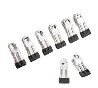 Stainless Steel Clothes Pegs 30Pack,Black,Heavy Duty Spring Clips,Metal Clips,Clothes Pegs Extra Strong - Rustproof Metal Peg For Laundry, Photos& Food Sealing - Ideal For Outdoors & Home Organization