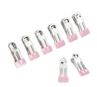 Stainless Steel Clothes Pegs 30Pack,Pink,Heavy Duty Spring Clips,Metal Clips,Clothes Pegs Extra Strong - Rustproof Metal Peg For Laundry, Photos& Food Sealing - Ideal For Outdoors & Home Organization