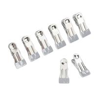 Stainless Steel Clothes Pegs 30Pack,Silver,Heavy Duty Spring Clips,Metal Clips,Clothes Pegs Extra Strong-Rustproof Metal Peg For Laundry, Photos& Food Sealing - Ideal For Outdoors & Home Organization