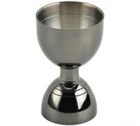 Stainless Steel Cocktail Jigger 6cm Dual Scale(Black)