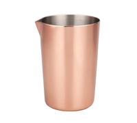 Stainless Steel Cocktail Mixing Cup, 500ML Drink Mixing Glass, Wine Stirring Cup, Large Capacity Stirring Tin Bar Accessories(Rose Gold)