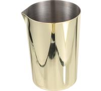 Stainless Steel Cocktail Stirring Glass for Bartenders, Golden | Smooth Etched Surface, Preparation Use for Cocktails and Flavored Wine, Home Bar Station, Beverage Shop Staff