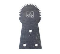 Stainless Steel Coconut Scraper Tool, Manual Grater with Serrated Blade for Fresh Coconut, Grinder Blade for Meat Removal for Thai Recipes (Wide-Tooth)
