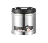 Stainless Steel Coffee Bean Storage Container With Press-down Vacuum Seal, Airtight Canister Jar For Tea, Grains, Dried Fruits, Kitchen Organization (silver)(Silver 1600ML)