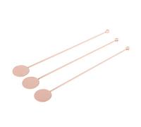 Stainless Steel Coffee Beverage Stirrer Cocktail Swizzle Sticks Copper