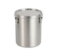 Stainless Steel Coffee Canister Airtight Food Storage Container Large Capacity Tea Caddy Rust Proof Dry Goods Jar Sealed Bean Keeper Tank Kitchen(2500ml)