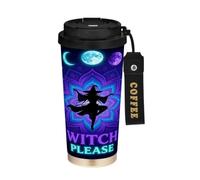 Stainless Steel Coffee Cup For Work 17 oz Spiritual Witchy Moon Magick