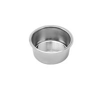 Stainless Steel Coffee Filter, 51mm/2in 2 Cups Porous Stainless Steel Coffee Machine Filter for Extraction, Single Wall Coffee Powder Filter, Espresso Machine Accessories