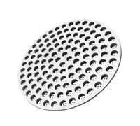 Stainless Steel Coffee Filter - 8cm Reusable Mesh Plate, Espresso Puck Accessory | Professional Tool for Kitchen Home Cafe Morning Routine Brewing Extraction Durable Easy Clean