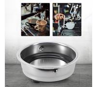 Stainless Steel Coffee Filter Basket for Espresso Machines - Removable, Dishwasher-Safe, Ultra-Fine Mesh for Single & Double Cup Sizes (51 mm I(Double Cup)