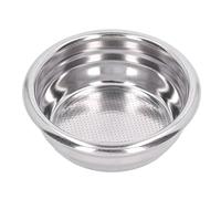 Stainless Steel Coffee Filter, Double Cup Single Wall Non-pressurized Porous Filter Basket Coffee Machine Accessories for 58mm Handle