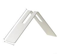 Stainless Steel Coffee Filter Paper Holder Stand Designed for Conical Filter Papers Featuring V Shape Structure and Space Saving Foldable Build (Milk-white Single)