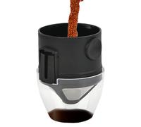 Stainless Steel Coffee Filter - Pour Over Brew, Metal Coffee Strainer | Eco Coffee Maker Accessory, Kitchen Drip Filter Holder for Home and Dining Room