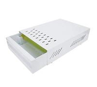 Stainless Steel Coffee Knock Box Drawer Type Coffee Ground Knock Container Bucket Box with Rod Commercial Use(Silver)(Color:White)