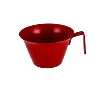 Stainless Steel Coffee Mug 100ml Stainless Steel Espresso Measuring Cup with Scale Spout Coffee Measuring Jug Milk Pitcher Kitchen Accessories(Red)