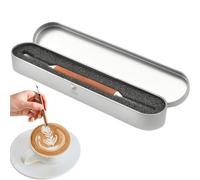 Stainless Steel Coffee Pen - Latte Frothing Tool, Milk Pen | Creative Decoration Marker, Precision Drawing Nozzle, Fine Control Utensil, Art