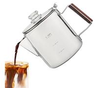 Stainless Steel Coffee Percolator - Heavy Coffee Brewing with Compact Construction, Portable Easy to Use Manufacturer | Ideal for Outdoor Travel RV Camping Beach Picnics Family