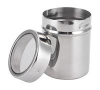 Stainless Steel Coffee Powder Shaker Cocoa Powder Dredger Kitchen Utensils 0.5mm Hole Diameter