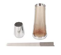 Stainless Steel Coffee Powder Stirring Tool, Coffee Stirrer Distribution Tool with Self - Aligning Stand, 0.4mm Needle for Even Blending in Home Kitchen or Cafe (Silver)