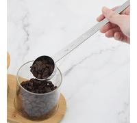 Stainless Steel Coffee Scoop with Long Handle - 5ml/10ml/15ml/20ml/25ml/30ml Measuring Spoon for Coffee, Tea & Stirring (As Picture Show, 5ml)