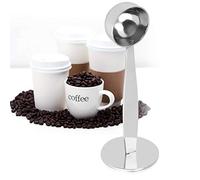 Stainless Steel Coffee Spoon Scoop Dual Purpose Tamper Measuring Spoon, Unique DoubleEnd Design, Dishwasher Safe, Great for Ground Coffee, Cocoa, Protein, Tea