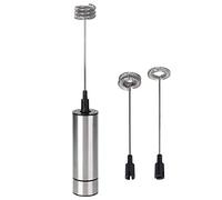 Stainless Steel Coffee Stirrer Mixer Electric Whisk Milk Frother Blender Single and Double Three-Layer Milk Froth Head for Home Kitchen