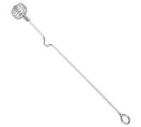 Stainless Steel Coffee Stirrer Reusable Metal Swizzle Sticks for Drinks | Heat-safe, Wear-resistant Finish, Smooth Silver Surface, Easy Cleanup, for Home Bartenders and Party Hosts