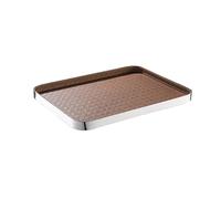 Stainless Steel Coffee Table Tray - Multi-Functional for Breakfast and Ornaments - Ideal for Home and Office Display