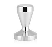Stainless Steel Coffee Tamper Heavy Duty Solid Flat Base Espresso Beans Press Tool for Professional Baristas Home Brewers Silver 57.5mm 49mm (49cm)