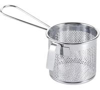 Stainless Steel Colanders and Sifters,Mesh Straine 1PCS Hot Pot Filter Net, Stainless Filter(8x7CM-Round)