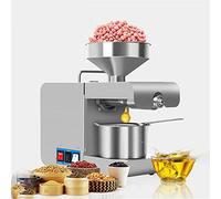 Stainless Steel Cold Oil Press Machine - Hydraulic Extractor for Home-Made Olive and Seed Oils, Perfect for Healthy Cooking