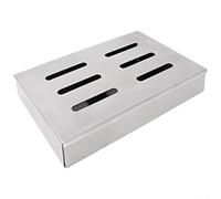 Stainless Steel Cold Smoke Box for Outdoor Barbecue - 13.5 x 21 x 3.5 cm Smoke Generator for Salmon, Cheese & Delicacies, Rust-Resistant BBQ Tool