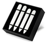 Stainless Steel Collar Stiffeners (No Magnets included), Collar Stays Metal Shirt Collar Stiffeners for Men, Valued Pack in a Gift Box