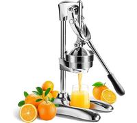 Stainless Steel Commercial Citrus Juicer - Efficient Hand Press Extractor for Orange, Lime, Lemon, and Pomegranate - Solves Quick Juice Squeezing Needs