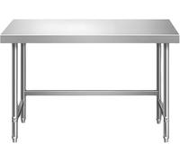 Stainless Steel Commercial Work Table Kitchen Prep, Workstations Workbench Chopping Metal Table for Prep & Work, for Restaurant, Home and Hotel,N