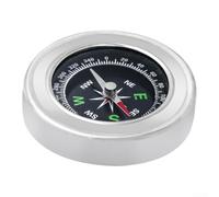 Stainless Steel -Compass For Hiking,Waterproof High Precision Handheld -Compass With Accurate Needle,For-Compact Survival Navigation Tool,For-Camping,Mountaineering And Outdoor Adventures, Silver
