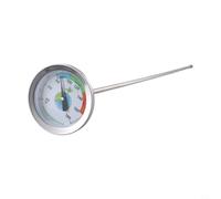 Stainless Steel Compost Soil Temperature Probe, Dial Thermometer Gauge for Garden Plants, Compost and Water, 40°F-180°F Range, Clear Scale Design, No Battery Needed for Consistent Reading