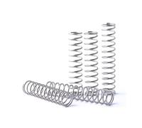 Stainless Steel Compression Spring,10pcs Stainless Steel Compression Spring Machine Cylidrical Coil Pressure Release Return Compressed Spring Wire Diameter 1.0mm(20mm,15mm)