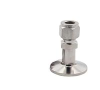 Stainless Steel Compression Tube 6 6.35 8 9.52 10 12mm X KF16 KF25 Vacuum Fitting SS304 1pc(KF25-9.52mm)