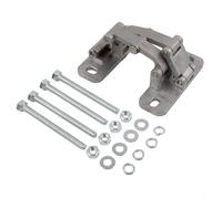 Stainless Steel Concealed Door Hinge, Adjustable Two-Dimensional Cover Plate for High Stability, 50kg/100kg Load Capacity, Suitable for Fire Do(Medium)