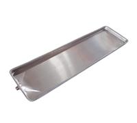 Stainless Steel Conditioner Drip Pan, Leak-proof Drip Tray, Condensate Drain Pans with Drain for Indoor/Outdoor Use, Multiple Sizes(131x24x2.5cm/52x9.5x1in)
