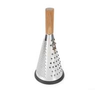 Stainless Steel Cone Grater Featuring Wide Base and Secure Grip for Cheese Butter and Vegetable Grating (*8)
