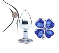 Stainless Steel Cone Trainer with Gemstones Embedded At The Bottom (S) | Lightweight Stretcher For Men And Women, Portable Training Set, 3 Sizes S/M/L-D