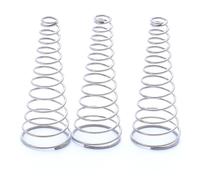 Stainless Steel Conical Cone Compression Spring， Stainless Steel Conical Compression Springs 1.2-2mm Wire Dia Multiple Sizes 1-5 pcs(5pcs,1.2x(23-30) x35-5)