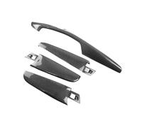 Stainless Steel Console Molding Cover For BMW 5 Series F10 F18 2011 2012 2013 2014 2015 2016 2017 LHD/RHD 4pcs Car Door Panel Armrest Cover ABS Carbon Trim Interior Accessories(LHD)