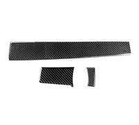 Stainless Steel Console Molding Cover for Civic 10th Generation 2016-2021 Car CD Air Conditioning Control Panel Cover Sticker Trim Carbon Fiber Decoration