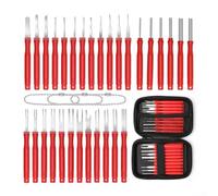 Stainless Steel Construction 34pcs Terminal Removal Tools Designed to Last Through Many Uses