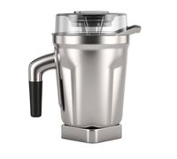 Stainless Steel Container 64oz, Fit for Vitamix 5200 750 6300 Vm0103 Vm0197 E310 A2500 Explorian Commercial Ascent etc Series Blender, Replace for Vitamix Blender Pitcher Jar Cup,5 Years Warranty