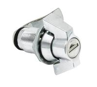 Stainless Steel Control Box Wing Handle Cam Lock Quarter Turn Panel Latch Industrial Electrical Cabinet Door T Handle Key Lock 1Pcs