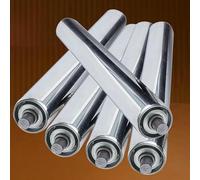 Stainless Steel Conveyor Gravity Rollers Replacement, 8-36 Inch Long, Heavy Duty for Factory, Warehouse, Dock - Set of 5 Rollers for Optimal Performance